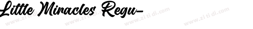 Little Miracles Regu字体转换